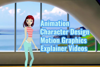 produce a 2d animation video