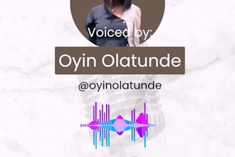 record a nigerian african voiceover for your business