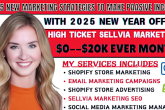 high ticket sellvia marketing,80k passive income sellvia promotion, tik tok shop