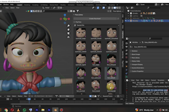 make 3d cartoon animation for you