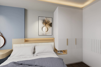 do 3d architectural design, living room interior, 3d rendering and 2d floor plan
