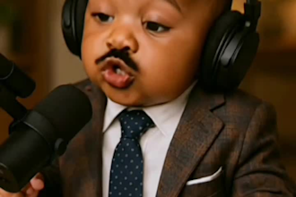 create viral ai baby podcasts ai baby talking video
