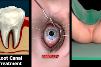 create 3d medical animation, fitness animation, 3d explainer
