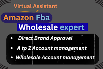 be your amazon wholesale VA for product research and product hunting
