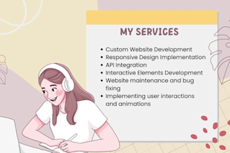 do the front end web development using reactjs, nextjs