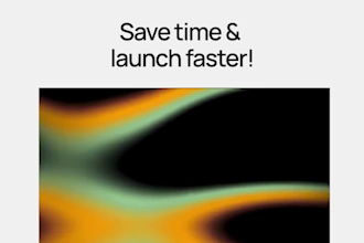 and develop a custom website in webflow or wp