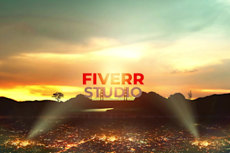 create cinematic opener, intro opener, cinematic film logo reveal in 1 day