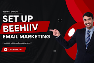 set beehiiv newsletter, beehiiv account, beehiiv template, beehive landing page