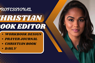 copy edit format christian book devotionals, workbook design kdp, prayer journal
