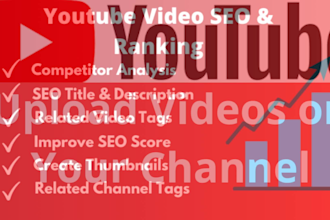 be a professional virtual assistant, youtube SEO, and manager