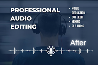 do professional audio editing