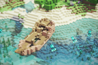 make a render or animation of your minecraft world