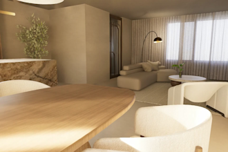 make a design and 3d visualizations for your interior