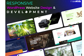 design wordpress website on godaddy hostinger bluehost hostgator sitegroound