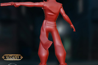create 3d models for your animation or game in my style