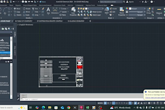 draft electrical schematics or drawing in autocad electrical