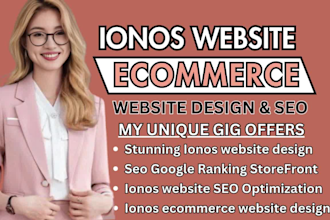 design ionos website, ionos website, ionos website for ecommerce, ionos website
