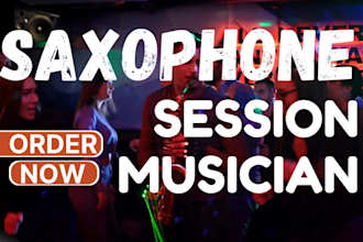 record saxophone or clarinet parts in any styles any sax, sax solo , jazz