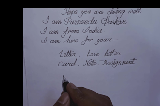 create handwritten letters, card, notes and image to word