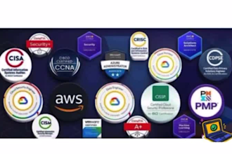 help azure, comptia, pmp, AWS and scrum certifications