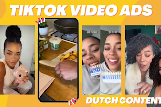create dutch ugc tiktok videos or viral reels for ads edit