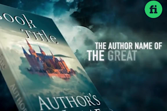 create a captivating book trailer video, promo video to promote your book