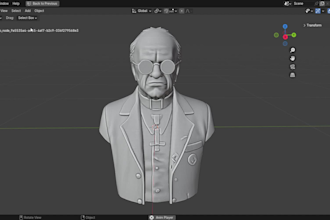 do high quality 3d modeling and sculpting for 3d printing