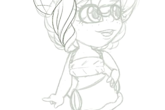 draw a cute chibi character