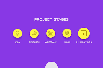 create professional app explainer video or UI demo animation