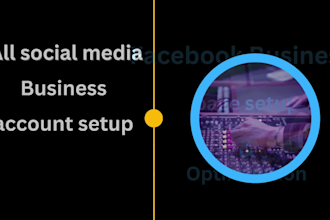 social media setup  facebook business page create and setup