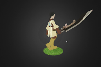 do 3d miniature, figurine from single image