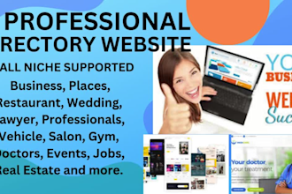 create business directory listing website