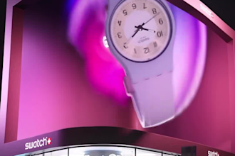 make innovative 3d wristwatch jewelry animation billboard animation cgi ads vfx