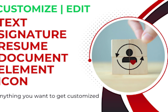 customize any element in your image