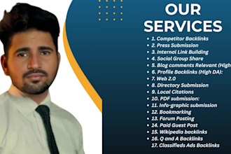 create powerful SEO backlinks for top google ranking