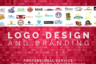 design a professional logo for your business, brand, product or website