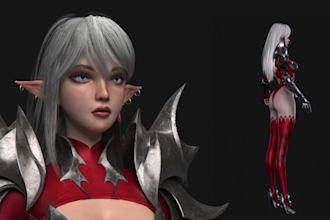 model 3d character or props for 3d printing