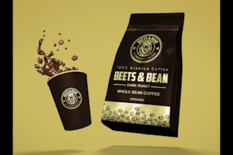 do coffee label and packaging design