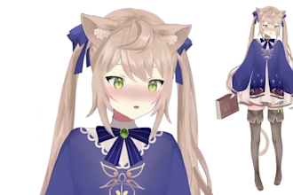 design and rig pro live2d vtuber art model for vtuber studio