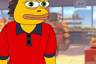 do 2d memecoin animated video, crypto meme video, meme art, character art