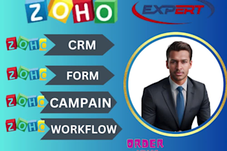 complete zoho CRM setup, data migration and automation