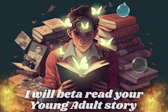 be your beta reader for your young adult book or ebook