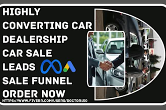 generate car dealership used car car wrap car rental car sale car wash leads