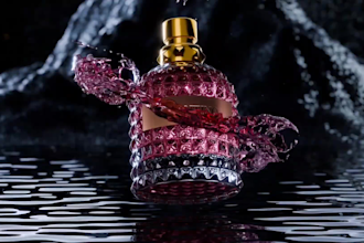 create cosmetic 3d perfume animation 3d cgi, 3d explainer