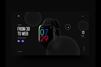 interactive 3d spline model design 3d spline custom animation 3d webflow website