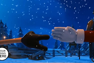 make this best santa claus greeting video