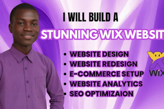 design or redesign wix restaurant website with SEO and online ordering