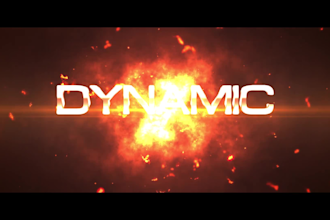 create a cinematic titles eyecatching trailer in 24 hours
