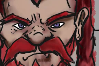 create epic fantasy character illustrations and speedpaints