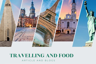 write travel or blog article about culture and food
